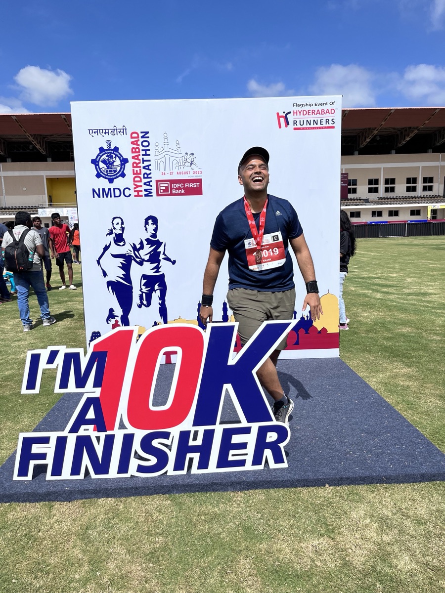 NMDC Hyderabad Marathon 2023 — I'm a 10K finisher